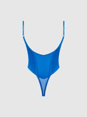MADELINE SATIN & LACE PUSH UP TEDDY