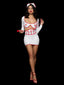 FIRST AID BRA TOP & OPEN BACK SKIRT SET