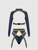 FLYING HIGH PILOT BRA TOP, HIWAIST PANTY & HAT SET