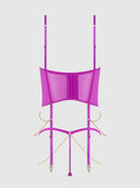 REANNA LACE & CHAIN BUSTIER & G-STRING SET