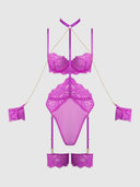 REANNA LACE & CHAIN HANDCUFF TEDDY