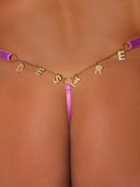 REANNA LACE & CHAIN DESIRE CHARM G-STRING