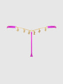 REANNA LACE & CHAIN DESIRE CHARM G-STRING