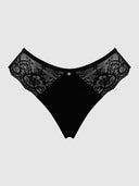 VERA LACE & MICRO STRAPPY BACK THONG