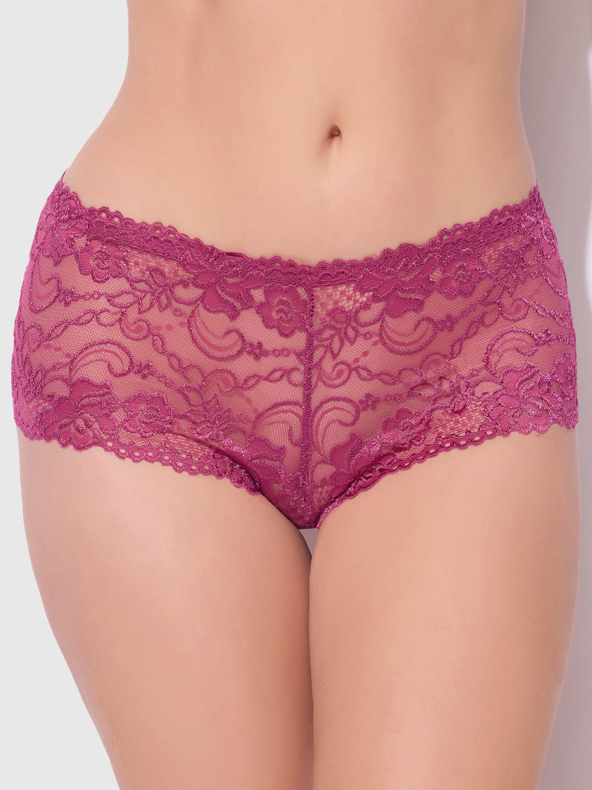 CAITLIN FLORAL LACE CHEEKY
