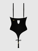 IRYNA SILKY MICRO & ROPE CROTCHLESS TEDDY