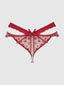 ANGELINA LIPS EMBROIDERY PEARL & CROTCHLESS BIKINI
