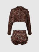 DEVON LEOPARD AND LACE SLEEP SET