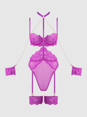 REANNA LACE & CHAIN HANDCUFF TEDDY